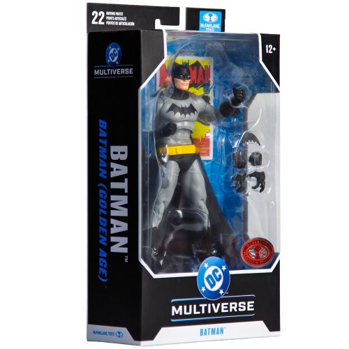 Колекційна фігурка McFarlane DC Batman #1 CHASE (18023) купити в Україні | Telemart фото