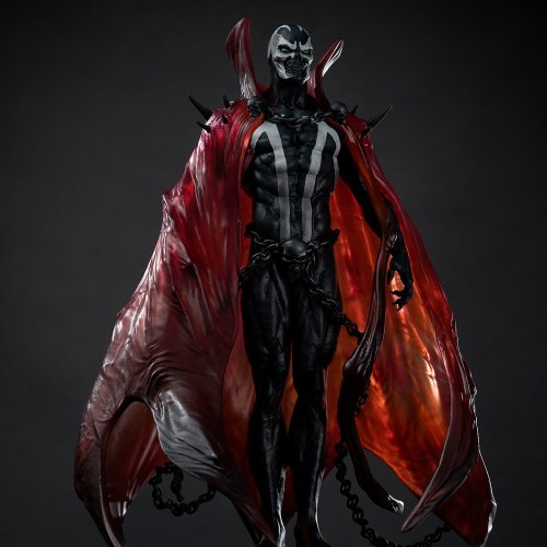 Колекційна статуетка McFarlane Spawn Black White & Red All Over - 1:10 Scale - Limited Edition (90306) купити в Україні | Telemart фото