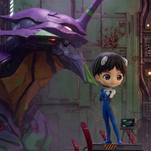 Колекційна фігурка Banpresto Evangelion New Theatrical Edition Q Posket Shinji Ikari Plugsuit Style (Ver.A) (BP18353P) купити в Україні | Telemart фото