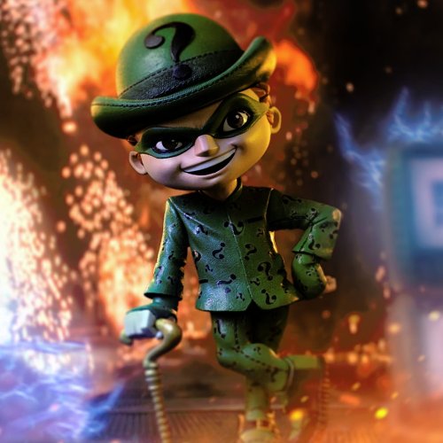 Колекційна фігурка Iron Studio MiniCo DC Comics Batman Forever - Riddler (DCCBAT73722-MC) купити в Україні | Telemart фото