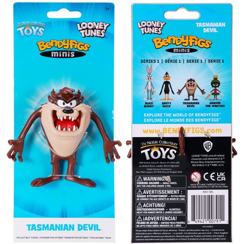 Коллекционная фигурка Noble Collection Bendyfigs Looney Tunes: Taz Mini (NN1186) купить в Украине | Telemart фото