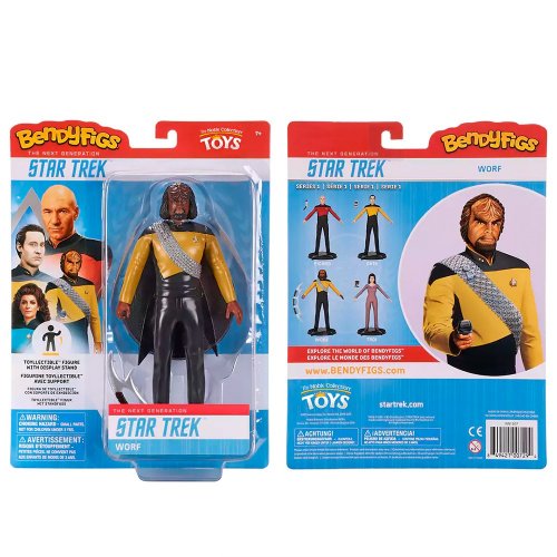 Коллекционная фигурка Bendyfig Star Trek: The Next Generation - Lieutenant Worf (NN1507) купить в Украине | Telemart фото