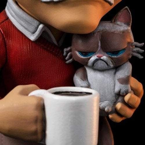 Коллекционная фигурка Iron Studio Marvel Stan Lee with Grumpy Cat - Pow! MiniCo (STNLEE71422-MC) купить в Украине | Telemart фото