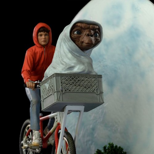 Колекційна статуетка Iron Studio E.T. the Extra-Terrestrial E.T. & Elliot Deluxe Art Scale 1/10 (UNIVET47421-10) купити в Україні | Telemart фото