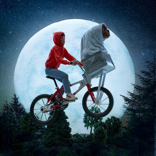 Колекційна статуетка Iron Studio E.T. the Extra-Terrestrial E.T. & Elliot Deluxe Art Scale 1/10 (UNIVET47421-10) купити в Україні | Telemart фото