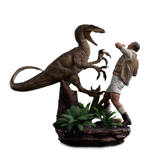 Коллекционная статуэтка Iron Studio Jurassic Park Clever Girl Deluxe Art Scale 1/10 (UNIVJP40421-10) купить в Украине | Telemart фото