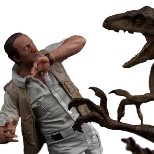 Коллекционная статуэтка Iron Studio Jurassic Park Clever Girl Deluxe Art Scale 1/10 (UNIVJP40421-10) купить в Украине | Telemart фото