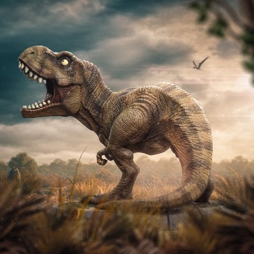 Коллекционная фигурка Iron Studio Jurassic Park T-Rex Regular MiniCo (UNIVJP97923-MC) купить в Украине | Telemart фото
