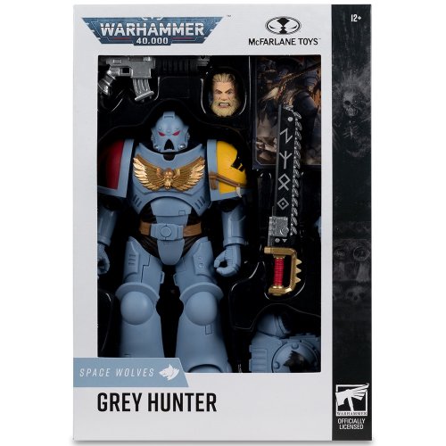 Колекційна фігурка McFarlane Warhammer 40K - Grey Hunter: Space Wolves (11229) купити в Україні | Telemart фото