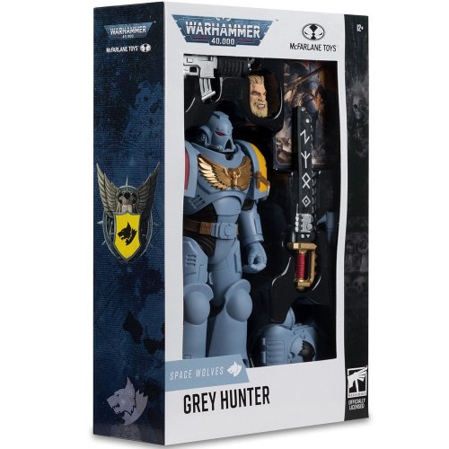 Колекційна фігурка McFarlane Warhammer 40K - Grey Hunter: Space Wolves (11229) купити в Україні | Telemart фото