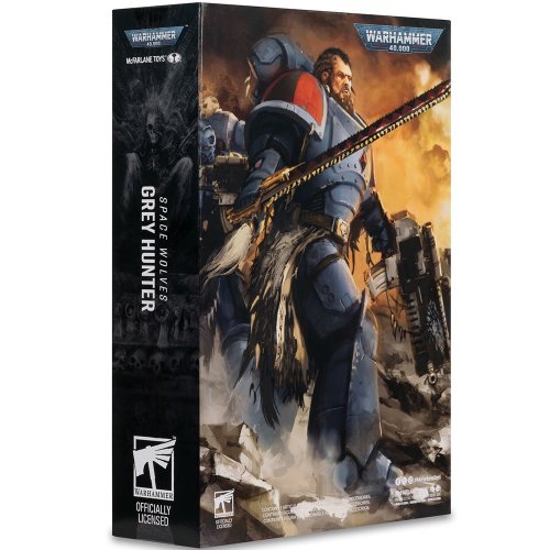 Колекційна фігурка McFarlane Warhammer 40K - Grey Hunter: Space Wolves (11229) купити в Україні | Telemart фото