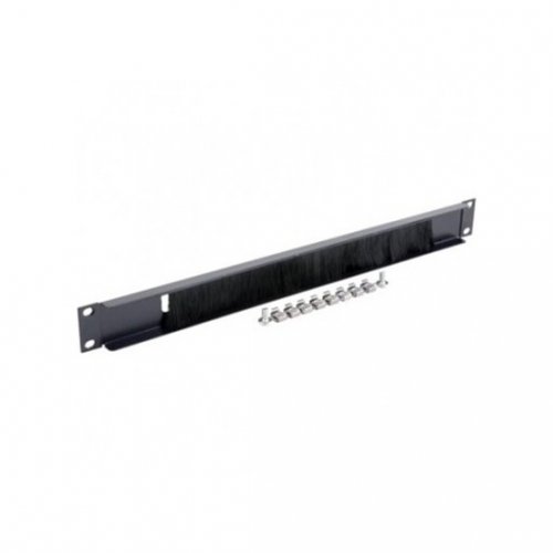Кабельний органайзер Cablexpert 19" 1U brush panel (19A-BRUSH-02) Black купити в Україні | Telemart фото