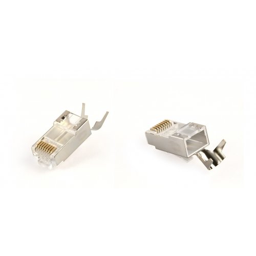 Коннектор Cablexpert Cat7 FTP 8P8C Pass-Through 10pcs (LC-PTF7-01/10) купить в Украине | Telemart фото