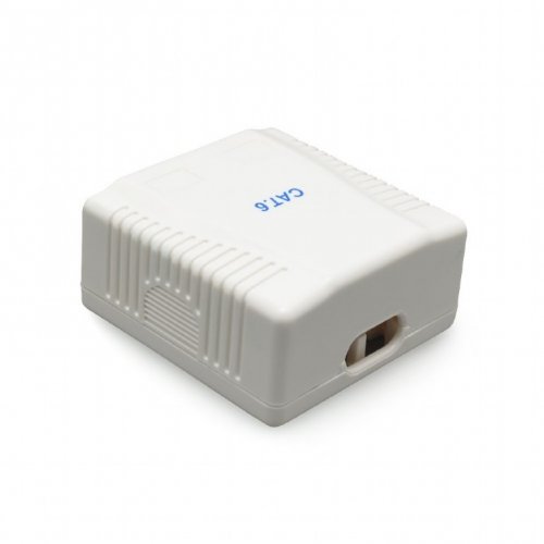 Розетка Cablexpert cat6 FTP 2 port surface mount box (NCAC-2F6-01) купити в Україні | Telemart фото