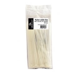 Стяжка нейлоновая Cablexpert 3.6*250mm 100pcs (NYTFR-250x3.6-W) White