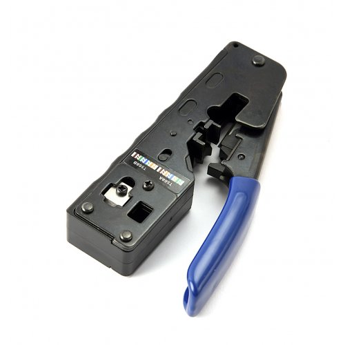 Обжимной инструмент Cablexpert RJ45/RJ12/RJ11 (T-WC-06) Black/Blue купить в Украине | Telemart фото