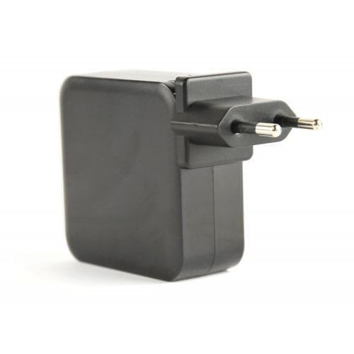 Зарядное устройство для ноутбука Gembird USB + USB Type-C 60W (NPA-PD60-01) Black купить в Украине | Telemart фото