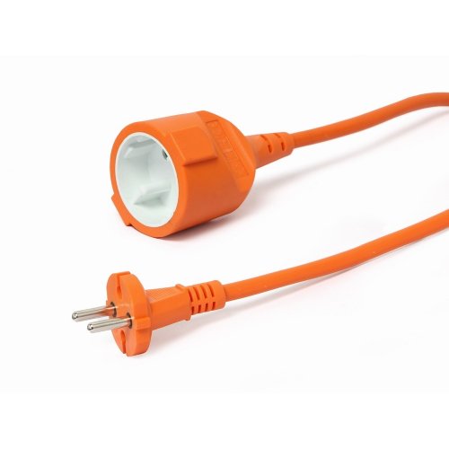 Мережевий подовжувач Cablexpert 20 м 1 розетка (PC-186XOD-O-20M) Orange купити в Україні | Telemart фото