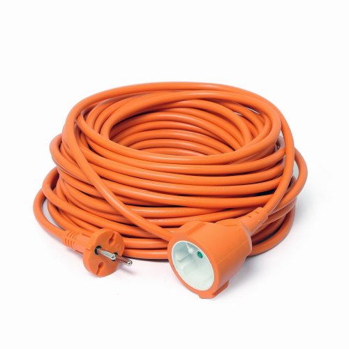 Мережевий подовжувач Cablexpert 20 м 1 розетка (PC-186XOD-O-20M) Orange купити в Україні | Telemart фото