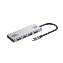 USB-хаб Gembird USB Type-C 4 in 1 (UHB-CM-U310-A4-01) Silver