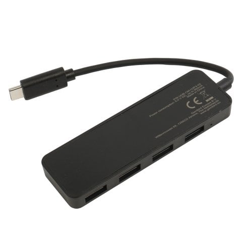 USB-хаб Gembird USB Type-C 4 in 1 (UHB-CM-U3P4-02) Black купить в Украине | Telemart фото