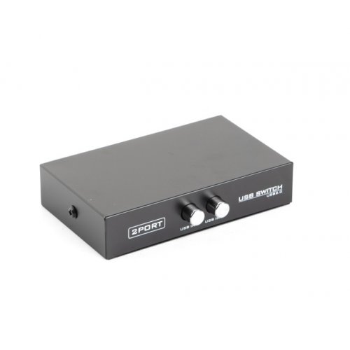 Перемикач USB Gembird USB 2.0 2 to 1 (DSU-21) Black купити в Україні | Telemart фото