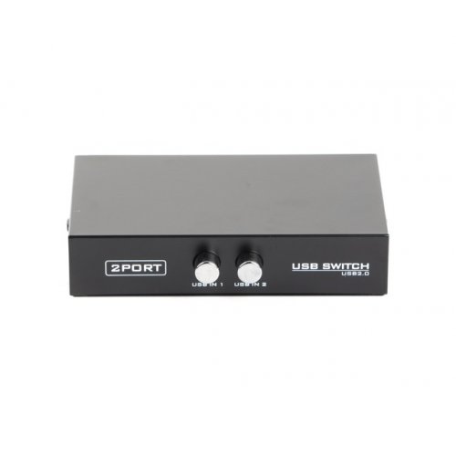 Перемикач USB Gembird USB 2.0 2 to 1 (DSU-21) Black купити в Україні | Telemart фото