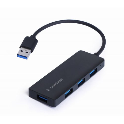 USB-хаб Gembird USB 3.1 4 in 1 (UHB-U3P4-03) Black купить в Украине | Telemart фото