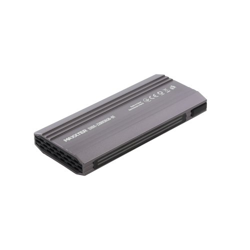 Зовнішня кишеня Maxxter M.2 SSD NVME Enclosure RGB USB 3.1 (EHDE-2280SRGB-01) Grey купити в Україні | Telemart фото