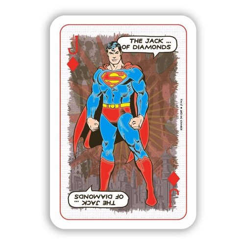 Гральні карти Winning Moves DC Comics Superheroes Retro, Waddingtons No. 1 (22446) купити в Україні | Telemart фото