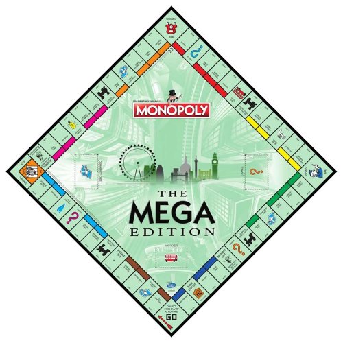 Настольная игра Winning Moves Monopoly The Mega Edition (2459) купить в Украине | Telemart фото
