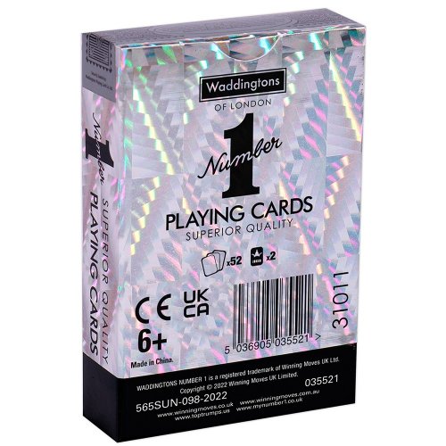 Игральные карты Winning Moves Waddingtons No.1 - Platinum (35521) купить в Украине | Telemart фото