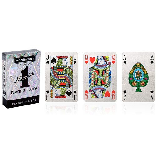 Игральные карты Winning Moves Waddingtons No.1 - Platinum (35521) купить в Украине | Telemart фото