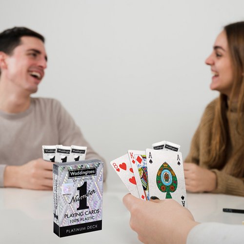 Игральные карты Winning Moves Waddingtons No.1 - Platinum (35521) купить в Украине | Telemart фото