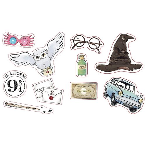 Наклейки ABYstyle Harry Potter Magical Objects 2 (ABYDCO794) купити в Україні | Telemart фото