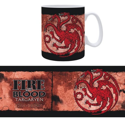 Чашка ABYstyle Game of Thrones Fire and Blood Targaryen (ABYMUG066) купити в Україні | Telemart фото