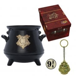 Подарунковий набір ABYstyle Harry Potter Hogwarts чашка 3D, брелок 3D, значок (ABYPCK251)