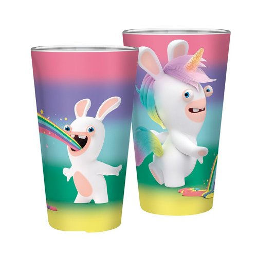 Склянка ABYstyle Lapin Cretins Rainbow Rabbids (ABYVER178) купити в Україні | Telemart фото