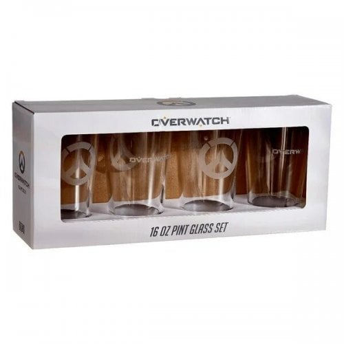 Набор стаканов Blizzard Overwatch Pint Glasses 4 шт. (B62425) купить в Украине | Telemart фото