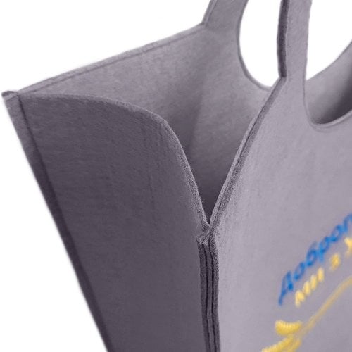 Сумка WP Merchandise Доброго вечора, ми з України 30 см (FWPBAGUKR22GY000S) купити в Україні | Telemart фото
