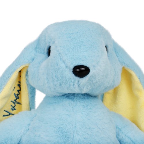 М'яка іграшка WP Merchandise Зайченя Патріот України 34 см (FWPBUNNY22DBLUE01) купити в Україні | Telemart фото