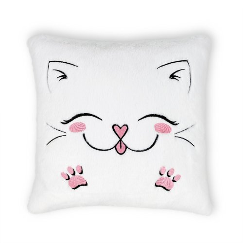Декоративна подушка WP Merchandise Котик (FWPPILLOWCAT22WT0) купити в Україні | Telemart фото