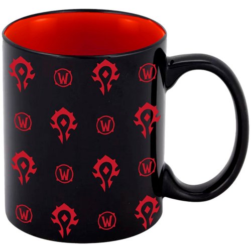 Чашка Blizzard World of Warcraft Horde Pattern (FWWMUG24BKHOR0001) купити в Україні | Telemart фото