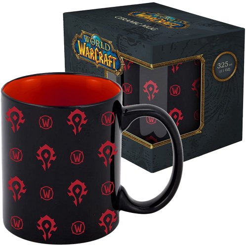 Чашка Blizzard World of Warcraft Horde Pattern (FWWMUG24BKHOR0001) купити в Україні | Telemart фото