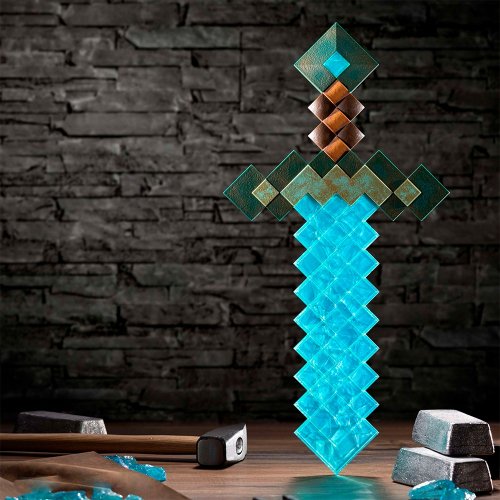 Реплика реквизита Noble Collection Minecraft Diamond Sword (NN3728) купить в Украине | Telemart фото