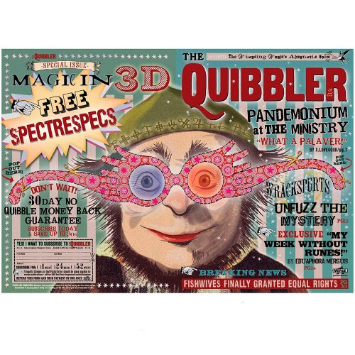 Пазл Noble Collection Harry Potter The Quibbler Magazine Cover (NN9453) купити в Україні | Telemart фото