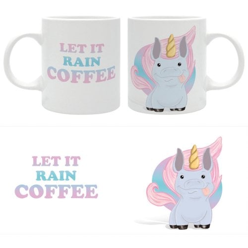Чашка ABYstyle Unicorn - Lol And Co - Let It Rain Coffe (TGGMUG144) купити в Україні | Telemart фото
