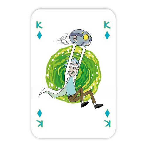 Гральні карти Winning Moves Rick and Morty Adult Swim (WM00039-EN1-12) купити в Україні | Telemart фото