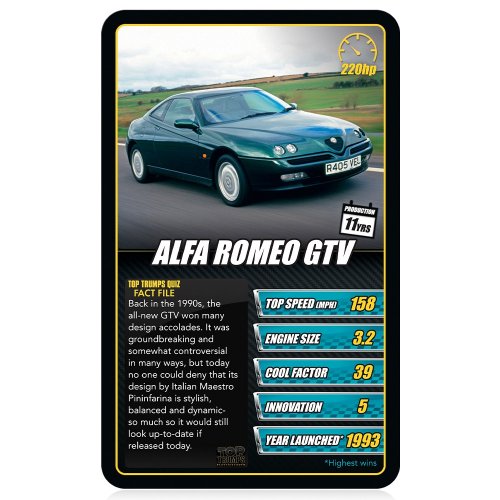 Настольная игра Winning Moves Top Trumps Sports Cars (WM01608-EN1-6) купить в Украине | Telemart фото