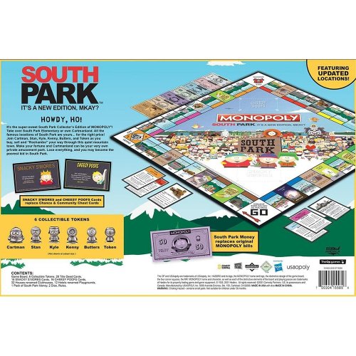 Настольная игра Winning Moves South Park Monopoly (WM01956-EN1-6) купить в Украине | Telemart фото